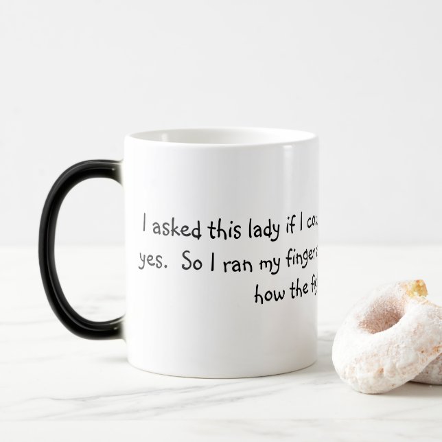 Menopause Humour Magic Mug (With Donut)