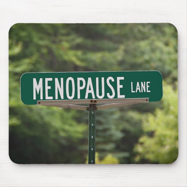 Menopause Lane Mouse Mat (Front)
