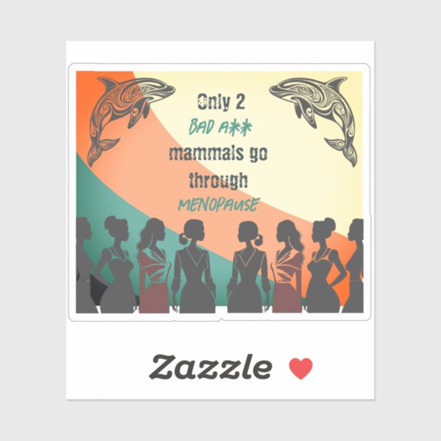 Menopause Strength Retro Design (Sheet)