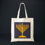 Menora Tote<br><div class="desc">Tote bag with bright menora</div>