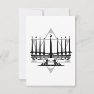 Menorah and Star