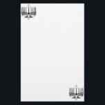 Menorah and Star Stationery<br><div class="desc">Original Artwork by Thedustyphoenix.</div>