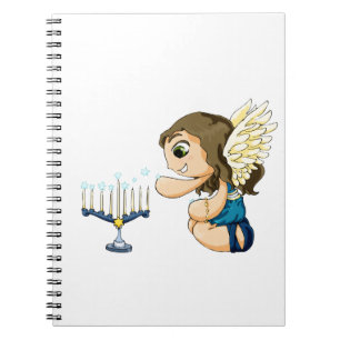 Menorah Angel Notebook