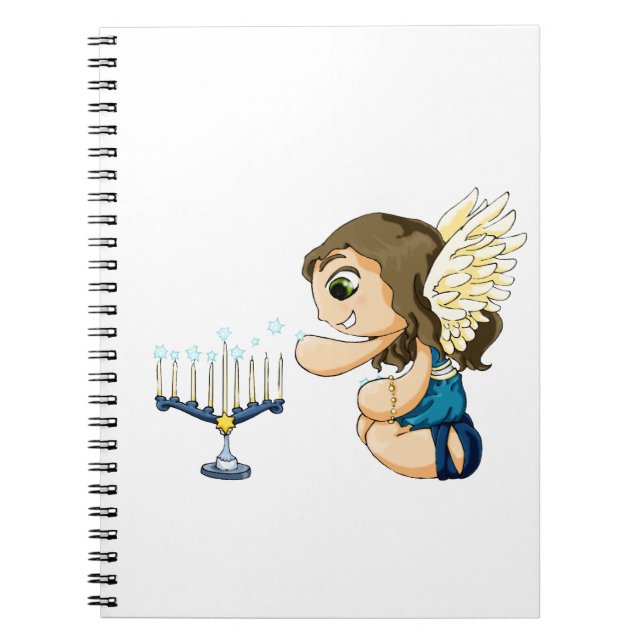 Menorah Angel Notebook (Front)