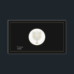 Menorah Business Card<br><div class="desc">Menorah Business Card can be used for multiple purposes. The Menorah Business Card is fully customisable. Designed by Norman Reutter</div>