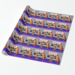 menorah cat.jpg wrapping paper