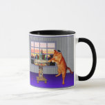 Menorah Cat Mug<br><div class="desc">He's ginger, it's sundown, he's wearing his yarmulke, time to light the candles!</div>
