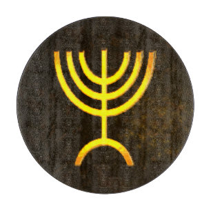 Menorah Flame Cutting Board