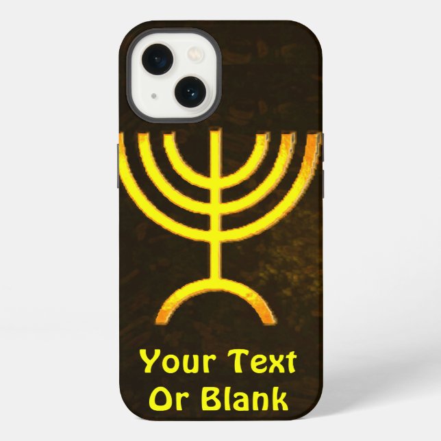 Menorah Flame iPhone Case (Back)