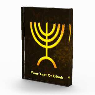 Menorah Flame Photo Block