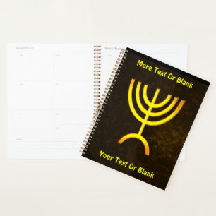 Menorah Flame Planner