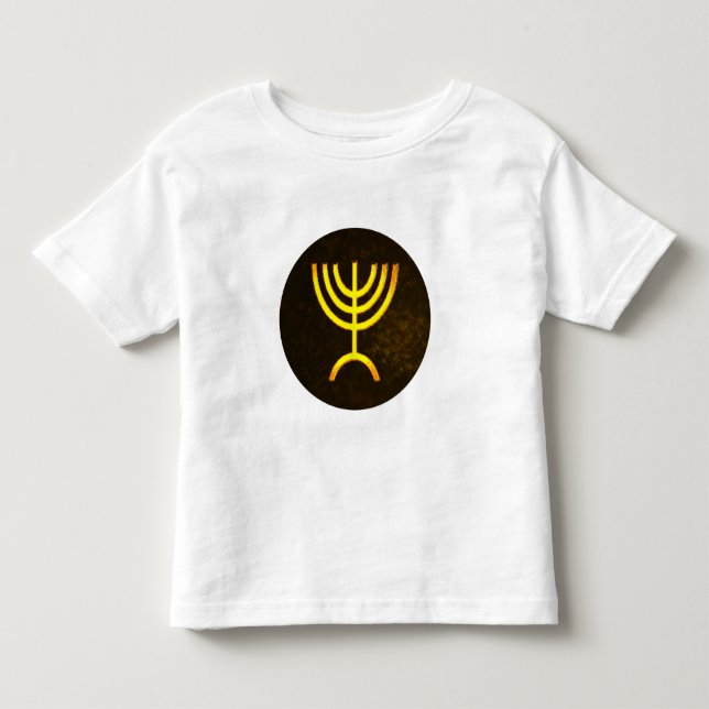 Menorah Flame Toddler T-Shirt (Front)