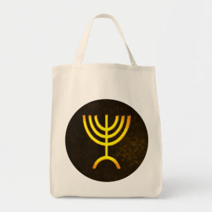 Menorah Flame Tote Bag