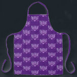 Menorah Hanukkah Apron<br><div class="desc">Celebrate eight days and eight nights of the Festival of Lights with Hanukkah cards and gifts. The festival of lights is here. Light the menorah, play with the dreidel and feast on latkes and sufganiyots. Celebrate the spirit of Hanukkah with friends, family and loved ones by wishing them Happy Hanukkah....</div>