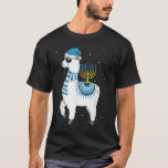 Menorah Hanukkah Llama Cute Alpaca Chanukah Christ T-Shirt<br><div class="desc">Menorah Hanukkah Llama Cute Alpaca Chanukah Christmas Pajama 1</div>