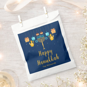Menorah Hanukkah Party Favour Bags