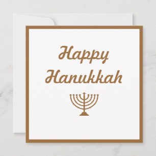 Menorah Holiday Card
