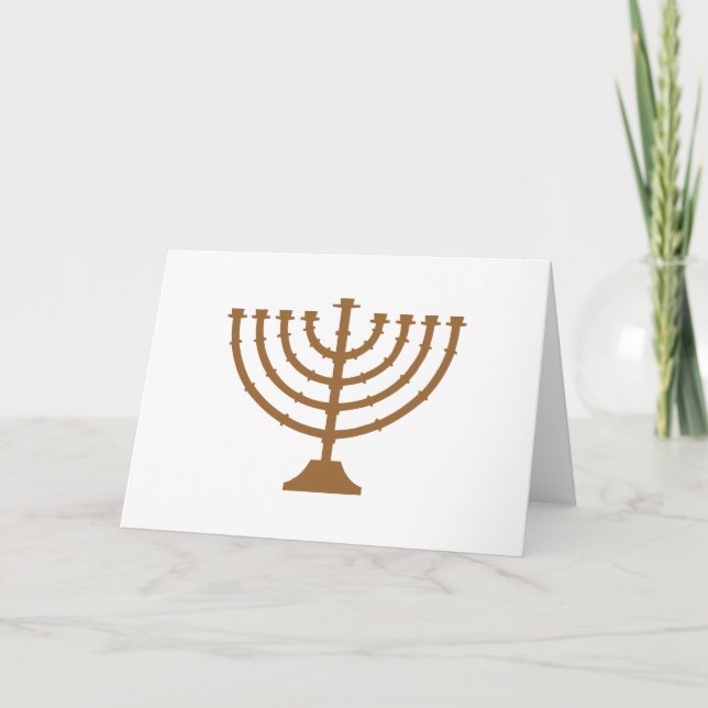 Menorah Holiday Card (Front)