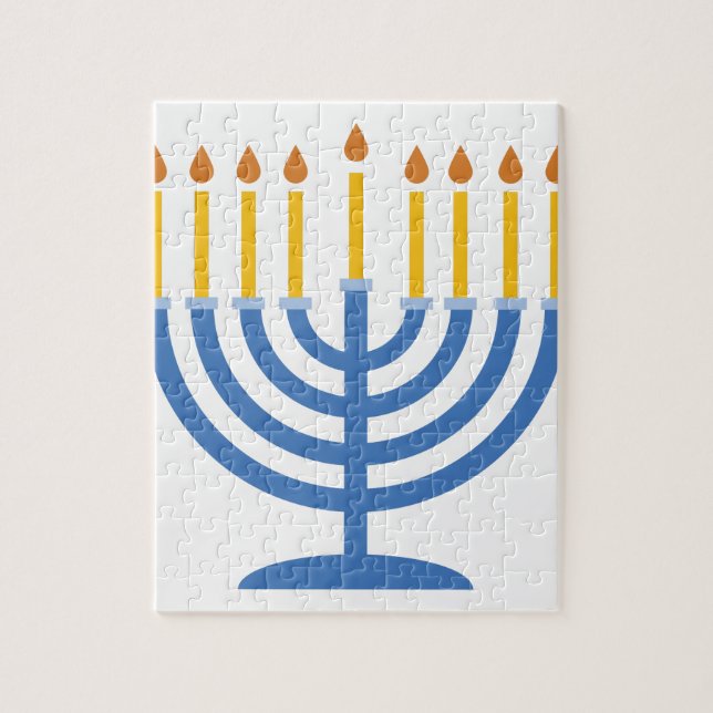 Menorah Jigsaw Puzzle (Vertical)