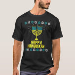 Menorah Lights Happy Hanukkah Jewish Cute Chanukah T-Shirt<br><div class="desc">Menorah Lights Happy Hanukkah Jewish Cute Chanukah.</div>