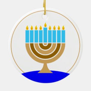 Menorah - Minimalist Modern Ceramic Tree Decoration