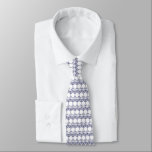 Menorah Navy Tie<br><div class="desc">Menorah Navy Tie Menorah Paleo Hebrew letters - Menorah: Mem, Nun, Resh, Hey Mem - Chaos Mighty Blood Nun - Continue Heir Son Resh - First Top Beginning Hey - Look Reveal Breath H4501 (Strong) מְנֹרָה מְנוֹרָה menôrâh menôrâh men-o-raw', men-o-raw' Feminine of H4500 (in the original sense of H5216); a chandelier:...</div>
