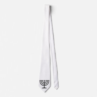 Menorah Neck Tie