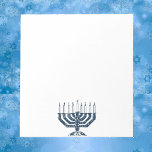 Menorah Notepad<br><div class="desc">Menorah for Hannukah</div>