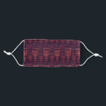 Menorah Pattern, Jewish Cloth Face Mask<br><div class="desc">Face mask with a unique Jewish design on it. A pattern with the Menorah. The Hanukkah menorah is a nine-branched candelabrum lit during the eight-day holiday of Hanukkah, as opposed to the seven-branched menorah used in the ancient Temple or as a symbol. On each night of Hanukkah, a new branch...</div>