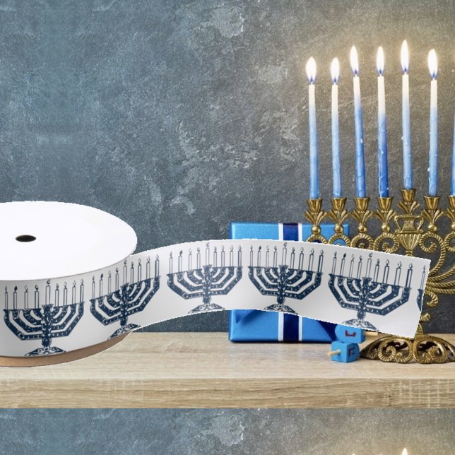 Menorah Satin Ribbon (Creator Uploaded)