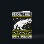 Menorahsaurus Happy Hanukkah Dino Chanukah Toddler Card<br><div class="desc">Menorahsaurus Happy Hanukkah Dino Chanukah Toddler Boys Kids</div>