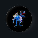 Menorasaurus Rex Shirt T Rex Dinosaur Hanukkah Gif 6 Cm Round Badge<br><div class="desc">Menorasaurus Rex Shirt T Rex Dinosaur Hanukkah Gift For Boys</div>