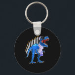 Menorasaurus Rex Shirt T Rex Dinosaur Hanukkah Gif Key Ring<br><div class="desc">Menorasaurus Rex Shirt T Rex Dinosaur Hanukkah Gift For Boys</div>