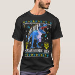 Menorasaurus Rex Trex Menorah Ugly Hanukkah Chanuk T-Shirt<br><div class="desc">Menorasaurus Rex Trex Menorah Ugly Hanukkah Chanukkah   1</div>