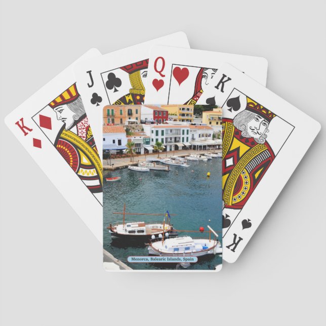 Menorca, Balearic Islands, Spain Playing Cards (Back)