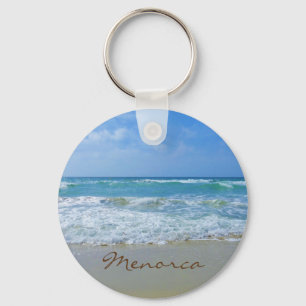 Menorca Beach Souvenir Key Ring