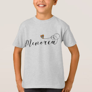 Menorca Flag Heart, Balearic Islands T-Shirt