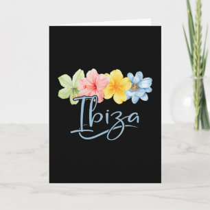 Menorca Flowers Spain Learic Islands Floral Vacati Card