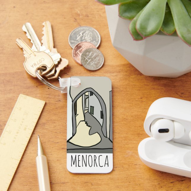 Menorca Island Key Ring (Desk)