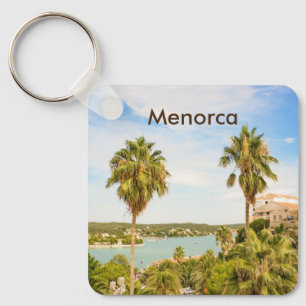 Menorca Mahon Button Keychain