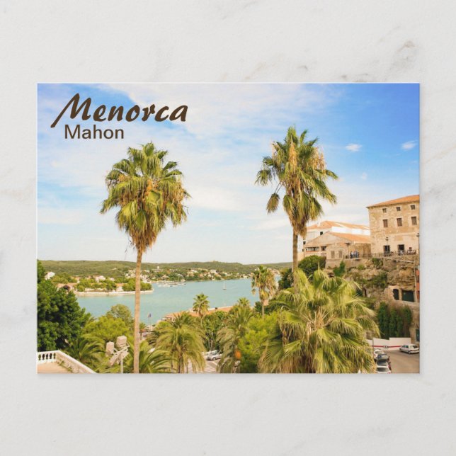 Menorca Mahon Postcard (Front)