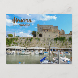 Menorca Port of Ciutadella Postcard