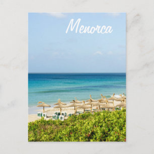Menorca Santo Tomas Beach Postcard
