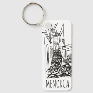Menorca, spain key ring