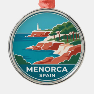 Menorca Spain Metal Tree Decoration