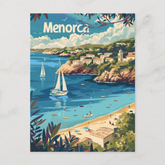 Menorca Vintage Postcard