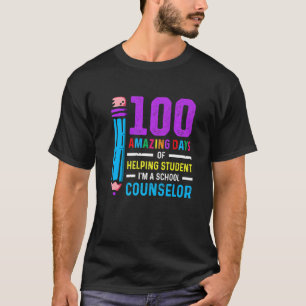 Mens 100 Amazing Days Of Helping Student Im A Scho T-Shirt