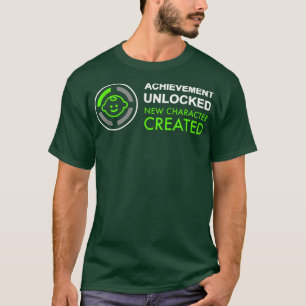 Mens 1st Fathers Day Gifts, Achievement Unlocked F T-Shirt