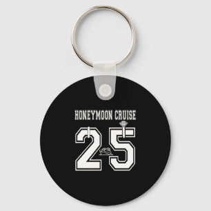 Mens 2025 married honeymoon cruise newlyweds wife key ring