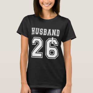 Mens 2026 husband wife matching engagement party T-Shirt